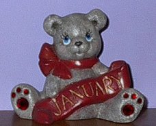 bear with January jewels